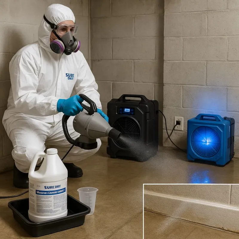Sanitization and Odor Removal process in Fox Point, WI